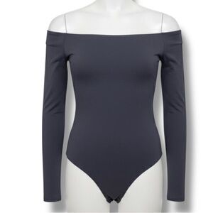 Babaton Off-Shoulder Long Sleeve Bodysuit